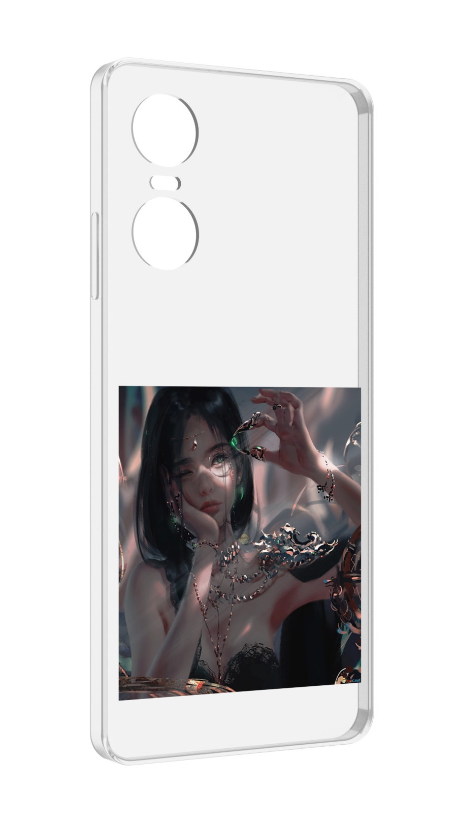 

Чехол MyPads девушка-с-алмазом для Tecno Pop 6 Pro, Прозрачный, Tocco