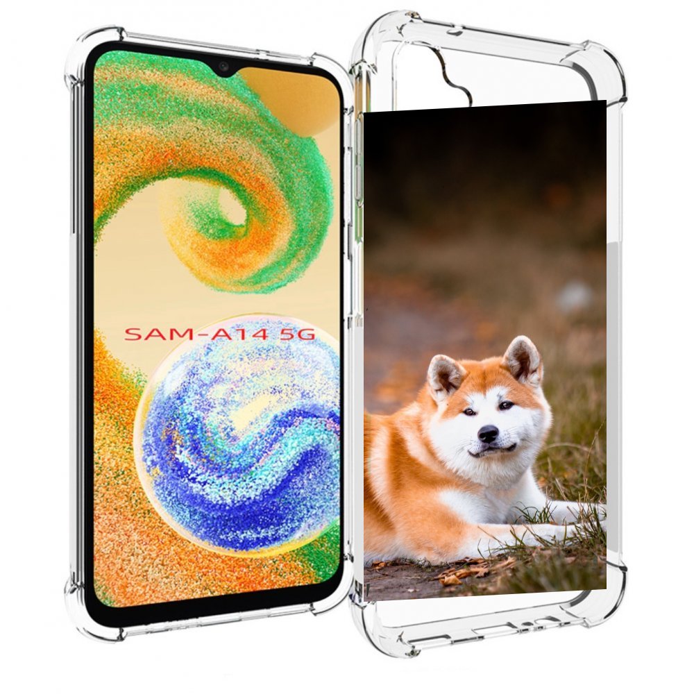 

Чехол MyPads акита ину для Samsung Galaxy A14 5G, Прозрачный, Tocco