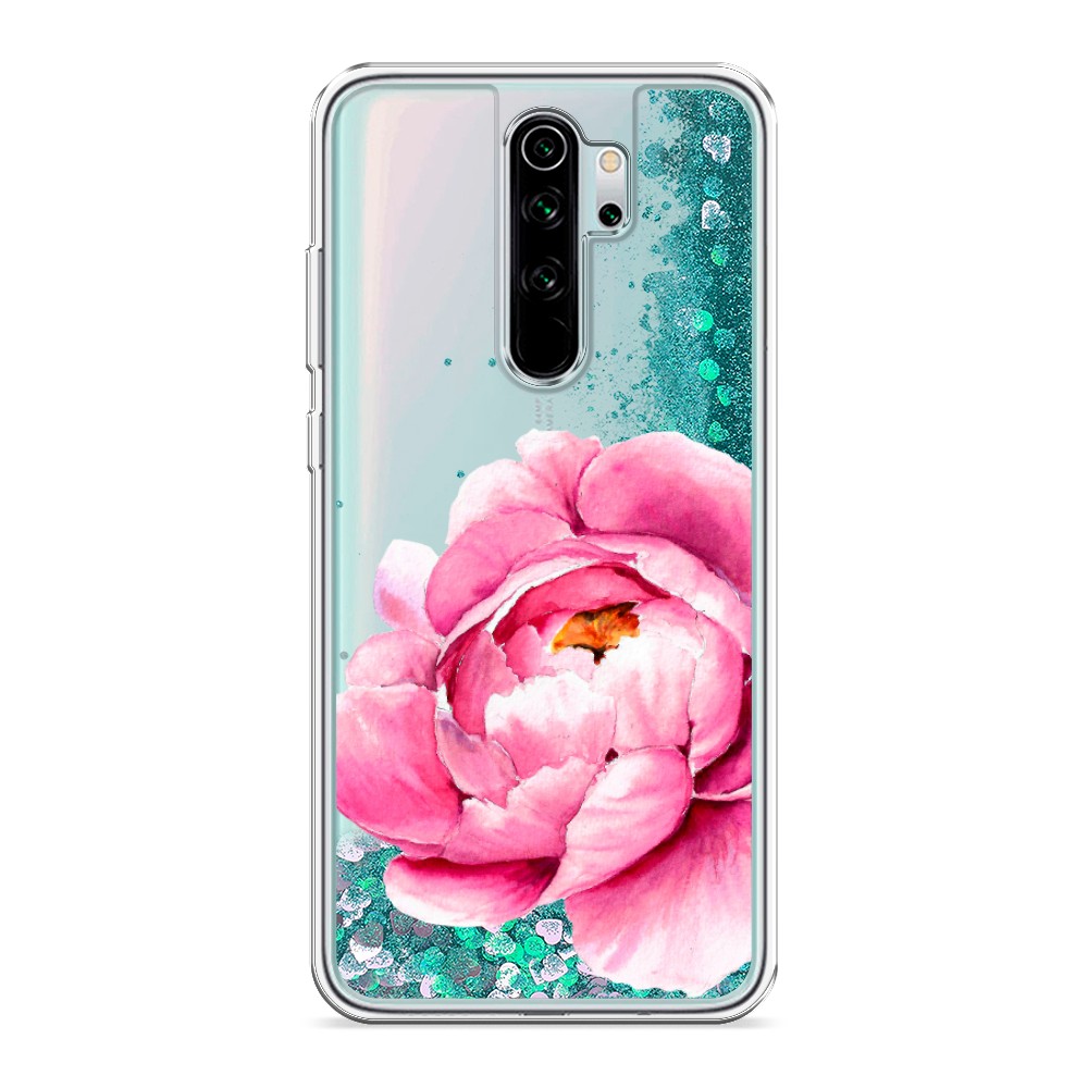 

Жидкий чехол с блестками "Прекрасный пион" на Xiaomi Redmi Note 8 Pro, 36695-1