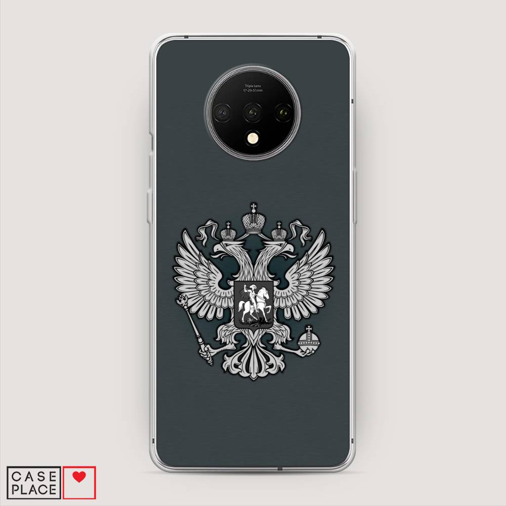 

Чехол Awog на OnePlus 7T / ВанПлас 7T "Герб России серый", 150950-5