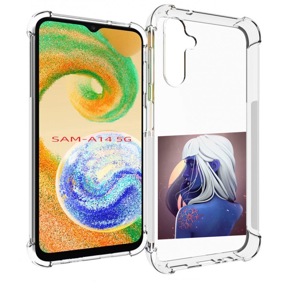 

Чехол MyPads аватар-с-цветком для Samsung Galaxy A14 5G, Прозрачный, Tocco