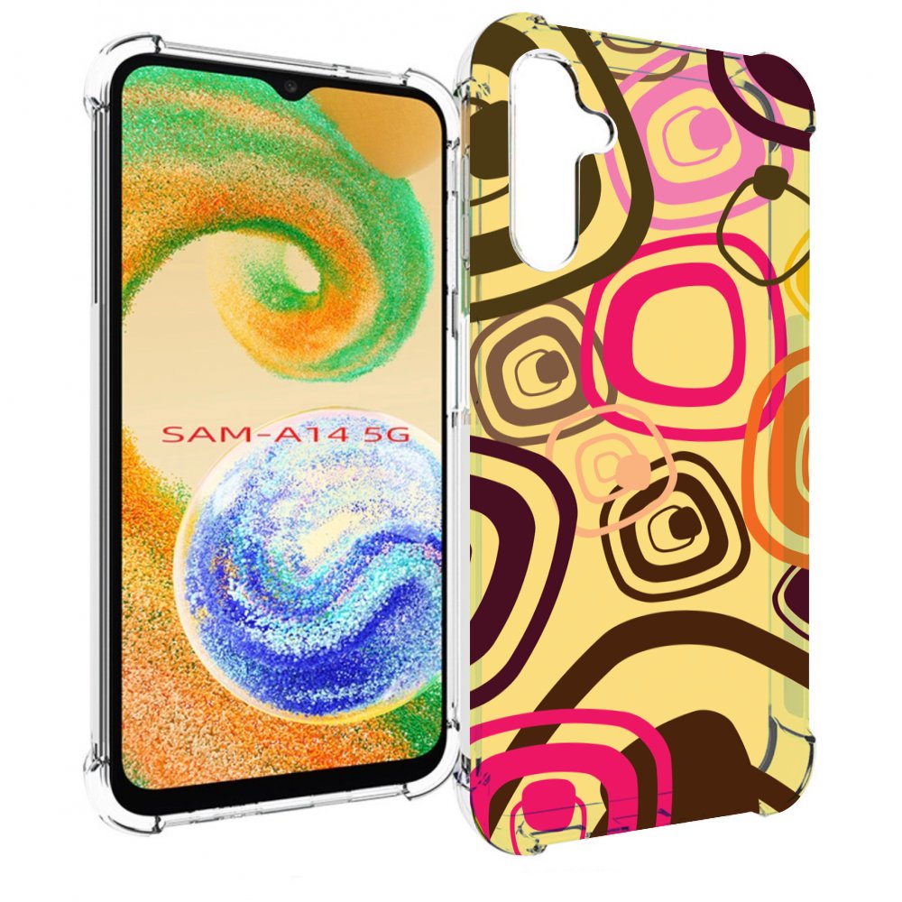 

Чехол MyPads абстракция-на-желтом-фоне для Samsung Galaxy A14 5G, Прозрачный, Tocco