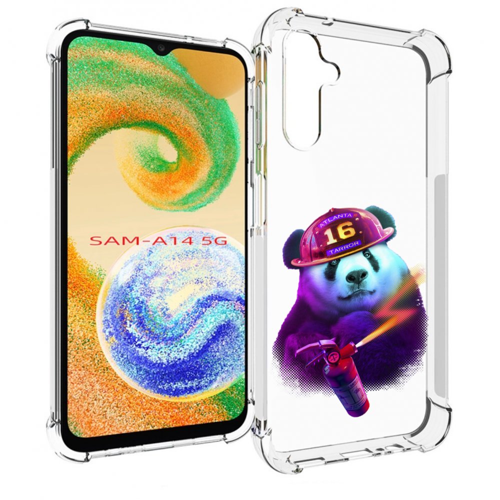 

Чехол MyPads Яркая панда детский для Samsung Galaxy A14 5G, Прозрачный, Tocco