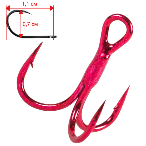 

Крючки Owner 5636 St-36rd №12 (8шт.), Красный, Owner 5636 St-36rd №12 (8шт.)