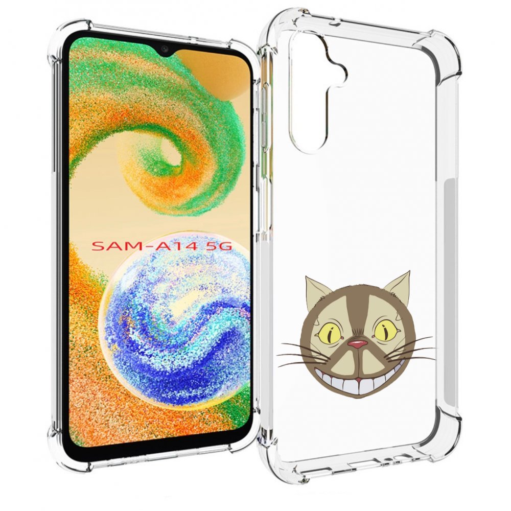 

Чехол MyPads Чеширский кот для Samsung Galaxy A14 5G, Прозрачный, Tocco