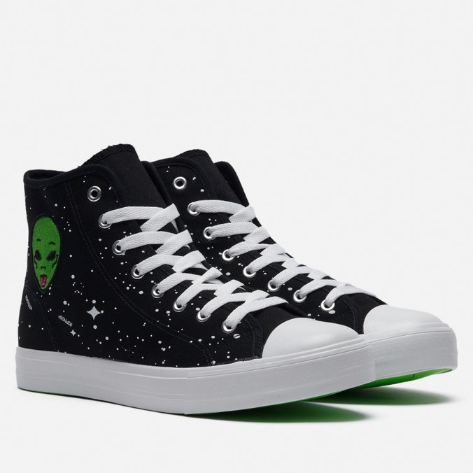 

Кеды унисекс Ripndip We Out Here High-Top черные 37.5 EU, We Out Here High-Top