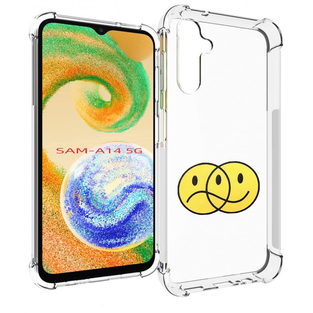 

Чехол MyPads Хиппи для Samsung Galaxy A14 5G, Прозрачный, Tocco