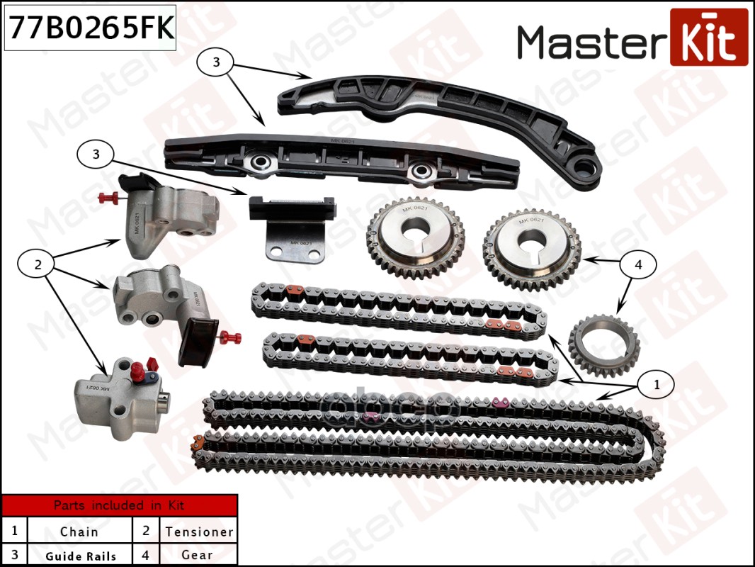 

Комплект Цепи Грм Со Звед. Master Kit 77B0265Fk