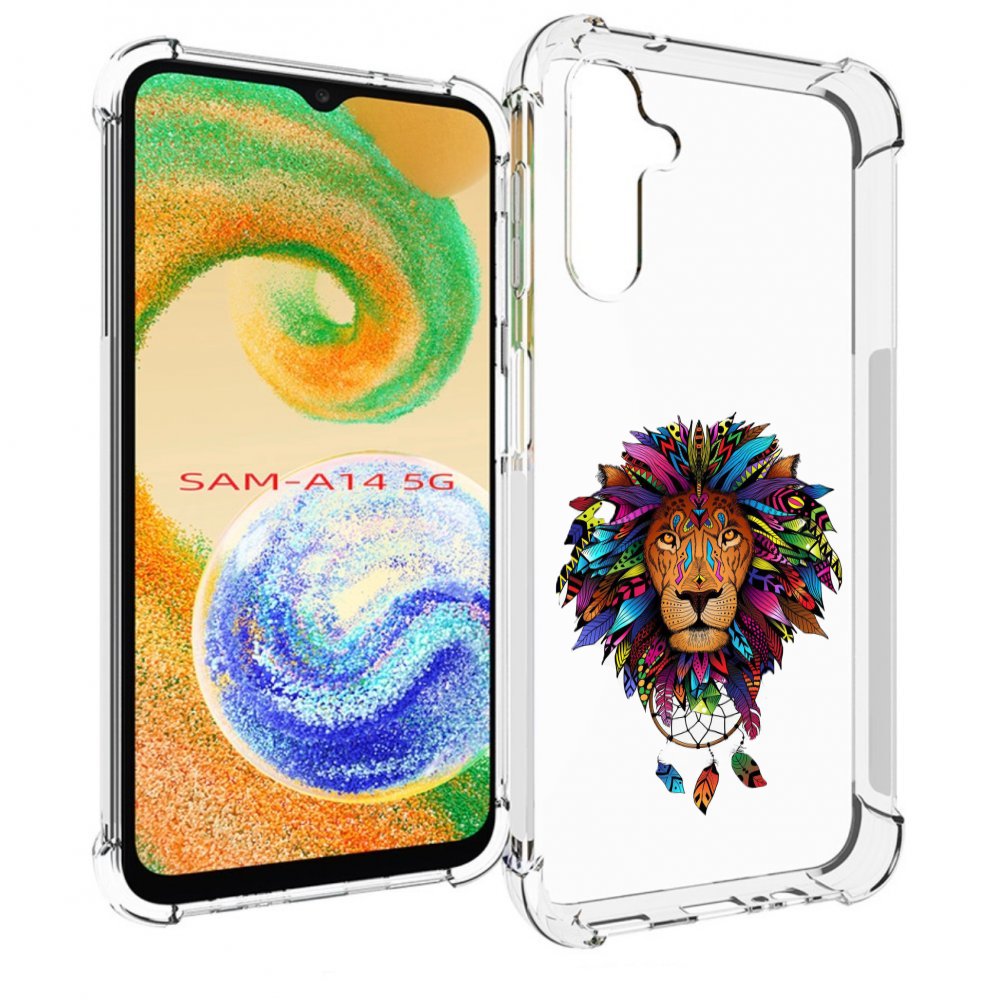 Чехол MyPads Тотемный Лев для Samsung Galaxy A14 5G