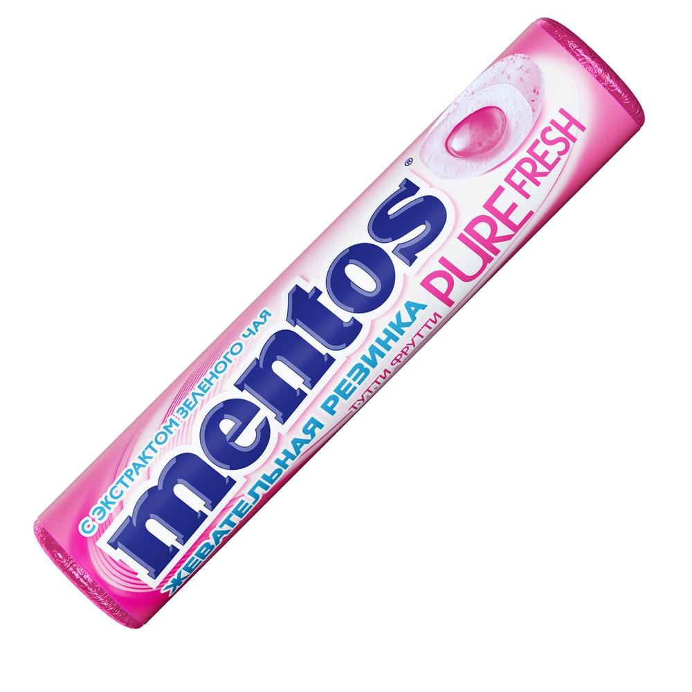 

Жевательная резинка Mentos Pure Fresh Тутти Фрутти с экстрактом зелёного чая 15,5 г