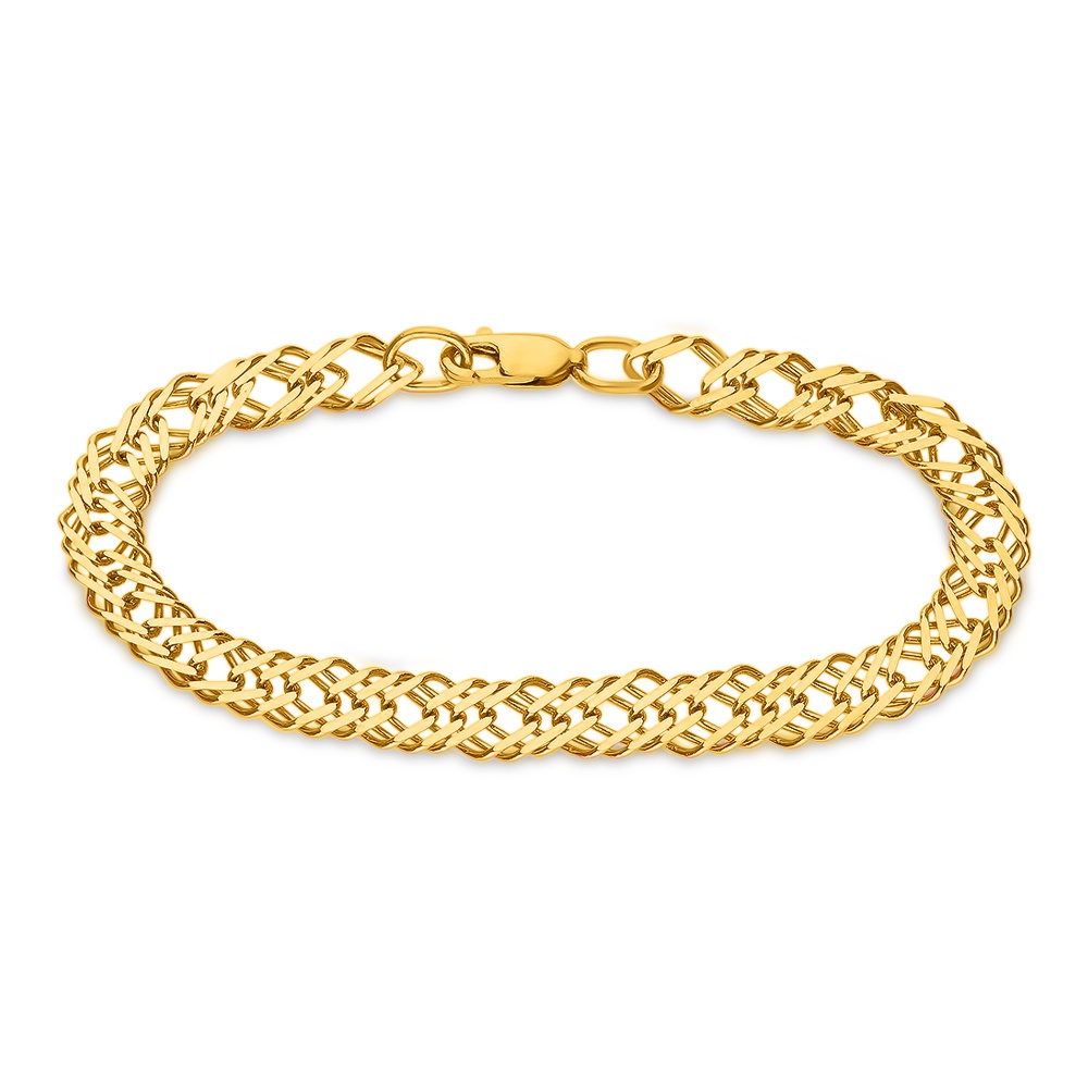 

Браслет из желтого золота без вставки 16 см 585Gold 505005020, 505005020