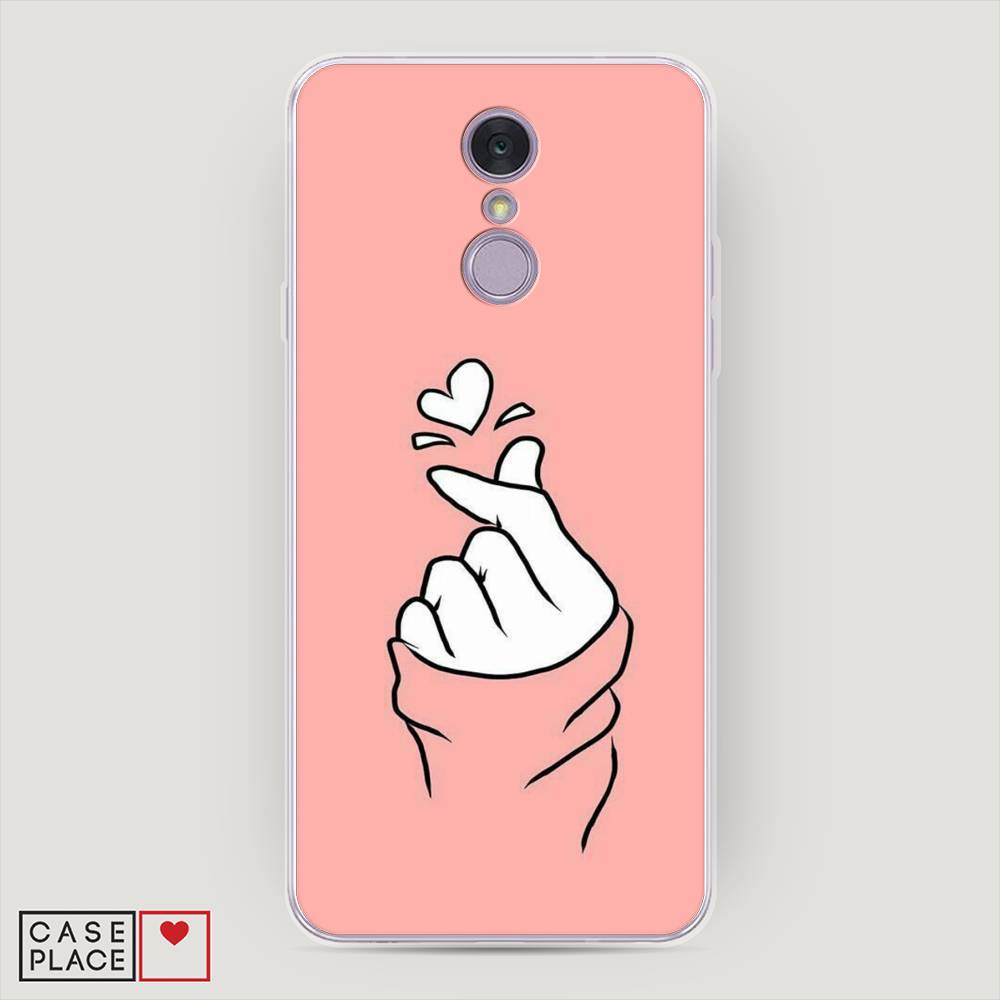 

Чехол Awog на LG Q7 (Plus, Alpha) "Любовь-щелк", Оранжевый, 83550-7