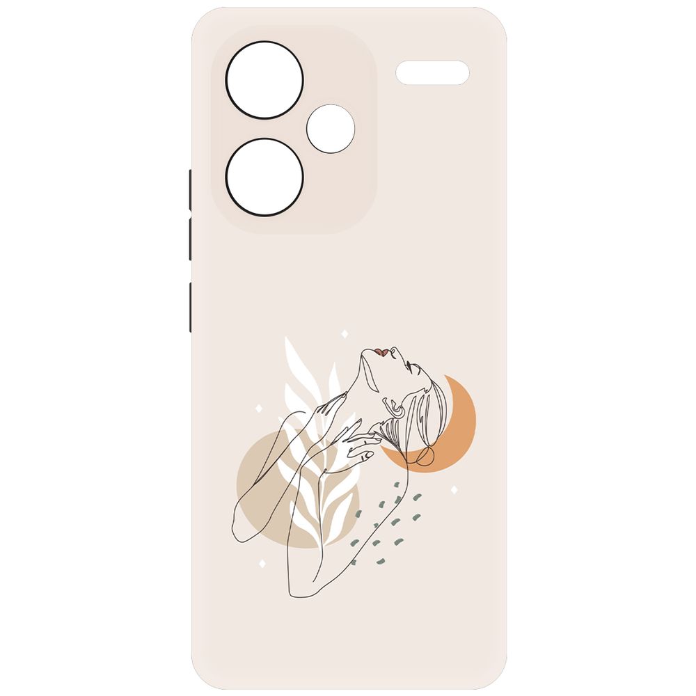 

Чехол-накладка Krutoff Soft Case Женственность для Xiaomi Redmi Note 13 Pro+ 5G черный