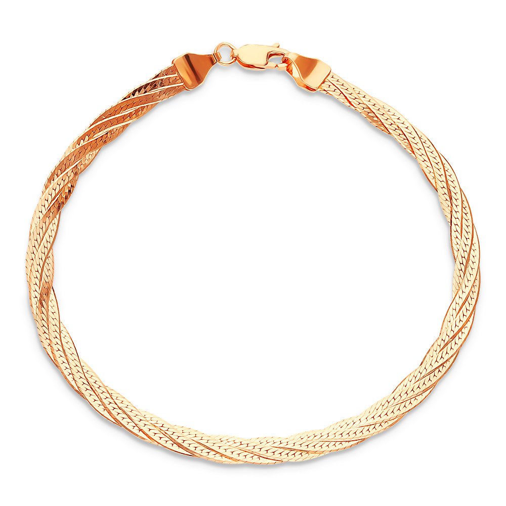 

Браслет из красного золота без вставки 20 см 585Gold 505005059, 505005059