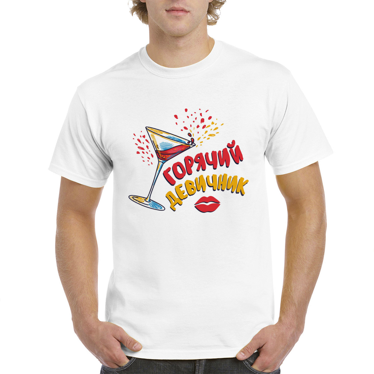 

Футболка женская CoolPodarok M0151706 белая 60 RU, Белый, M0151706
