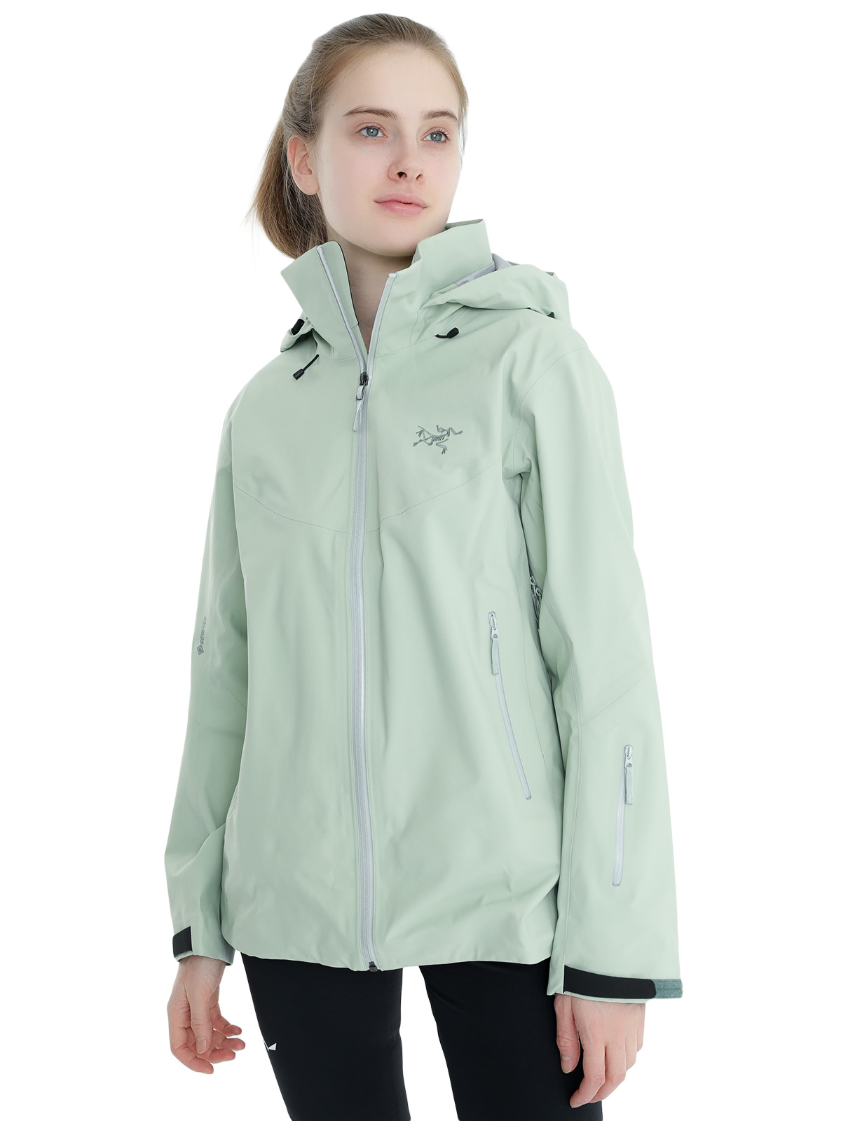 фото Спортивная куртка женская arcteryx l07651400 серая 42
