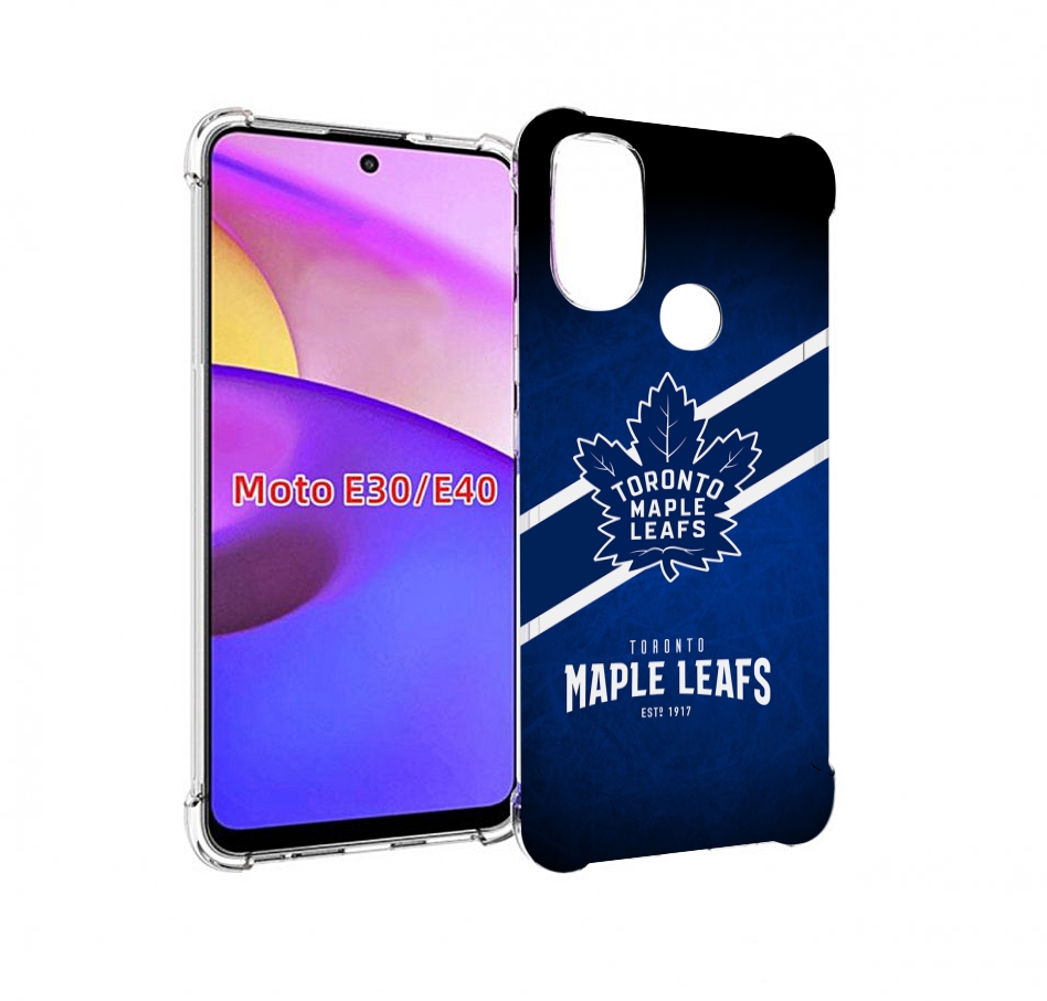 

Чехол бампер MyPads торонто-меипл-лифс для Motorola Moto E30., Прозрачный, Tocco
