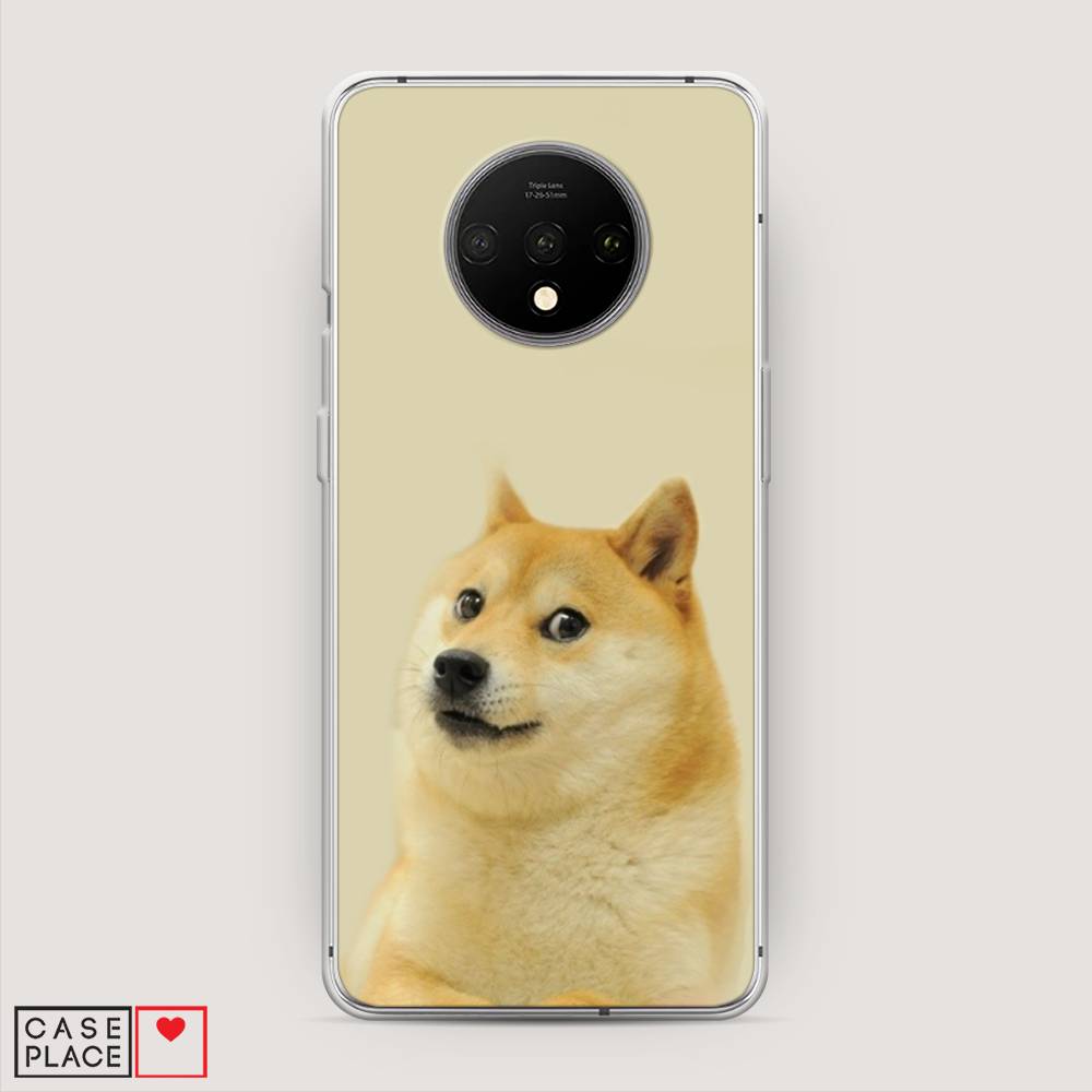 

Чехол Awog на OnePlus 7T / ВанПлас 7T "Собака подозревака", Коричневый;желтый;бежевый, 150950-9