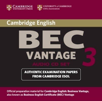 

Книга Cambridge BEC Vantage 3 Audio CD (2 CDs)