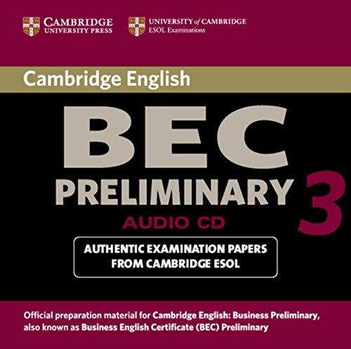 

Книга Cambridge BEC Preliminary 3: Practice Tests Audio CD (Лицензия)