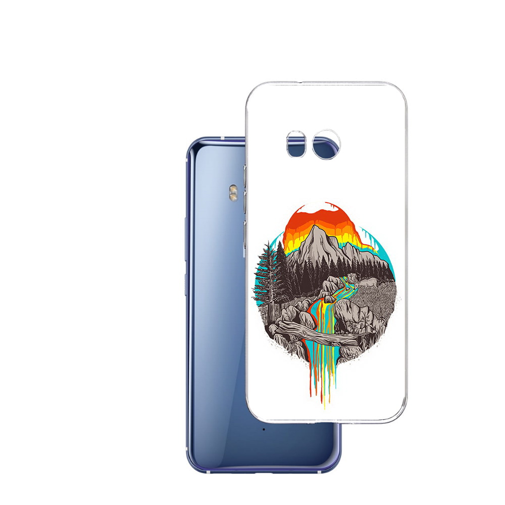 

Чехол MyPads Tocco для HTC U11 Радужный водопад, Прозрачный, Tocco