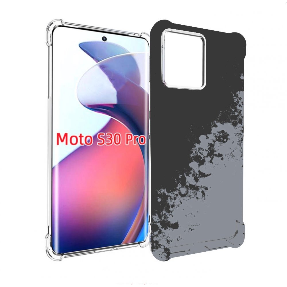 

Чехол MyPads серый-эстетичный для Motorola Moto S30 Pro, Прозрачный, Tocco