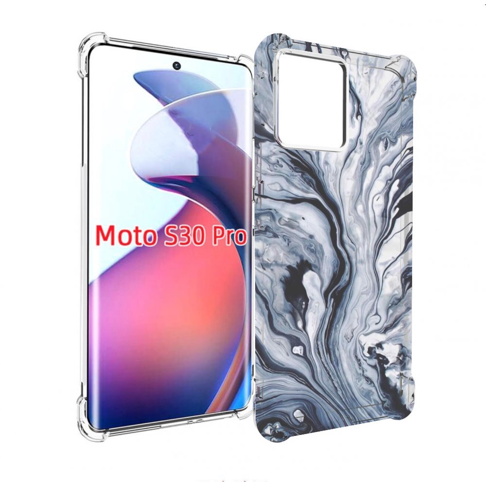 

Чехол MyPads серая краска для Motorola Moto S30 Pro, Прозрачный, Tocco