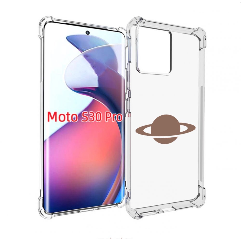 

Чехол MyPads сатурн для Motorola Moto S30 Pro, Прозрачный, Tocco