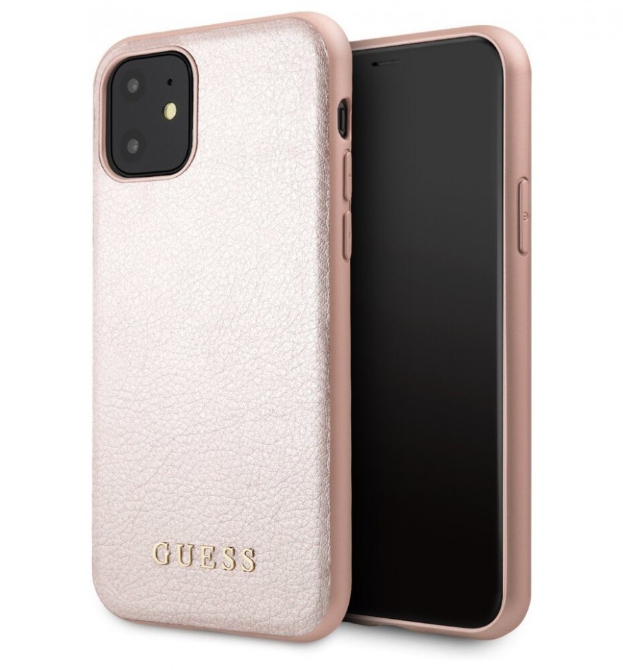 фото Чехол cg mobile guess iridescent iphone 11 "розовое золото"