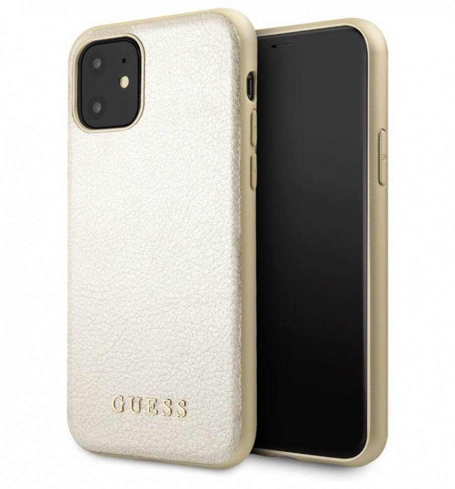 фото Чехол cg mobile guess iridescent iphone 11 золотой