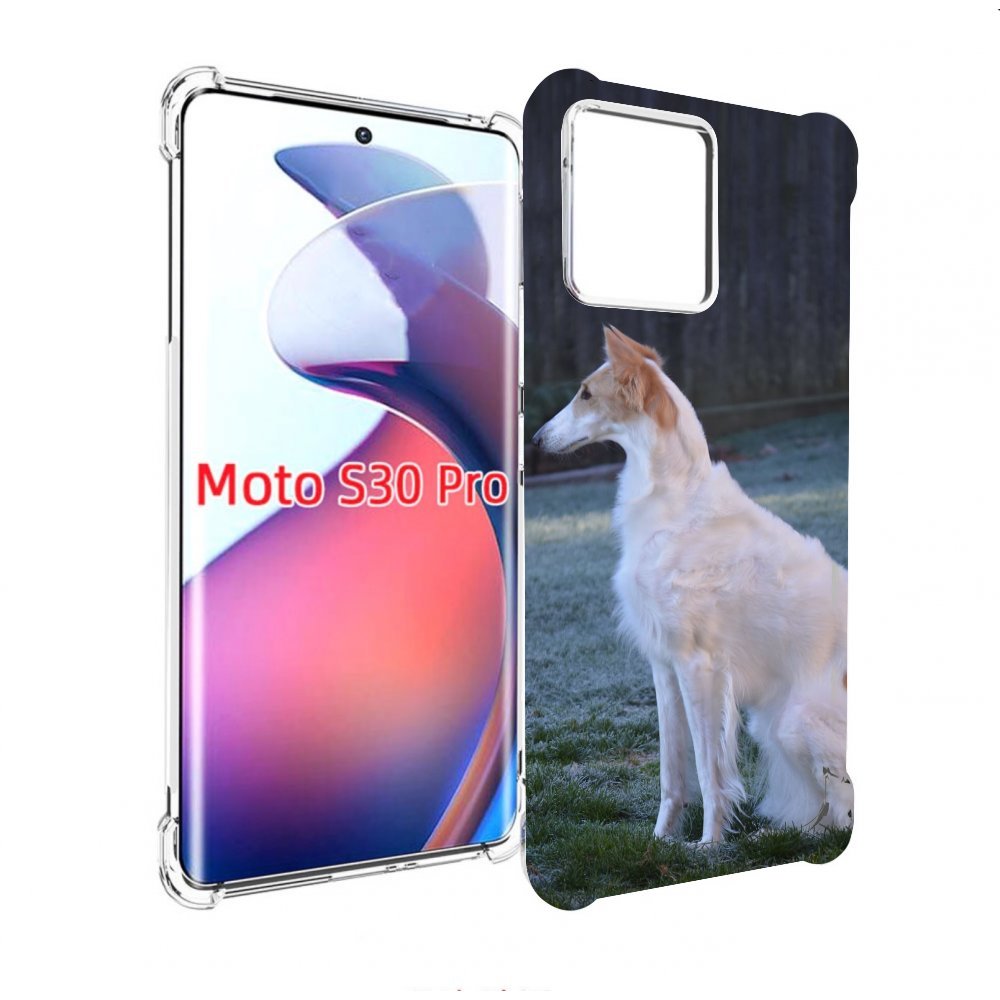 

Чехол MyPads русская псовая борзая для Motorola Moto S30 Pro, Прозрачный, Tocco