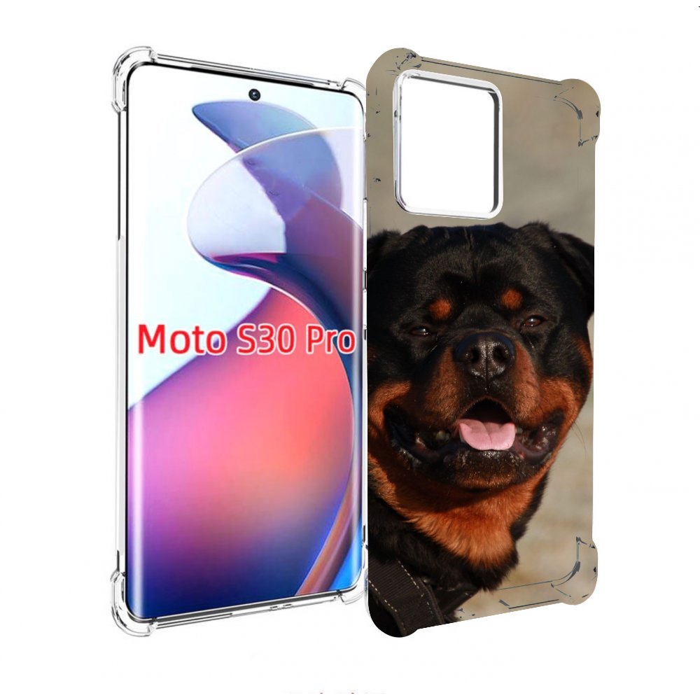

Чехол MyPads ротвеллер 2 для Motorola Moto S30 Pro, Прозрачный, Tocco
