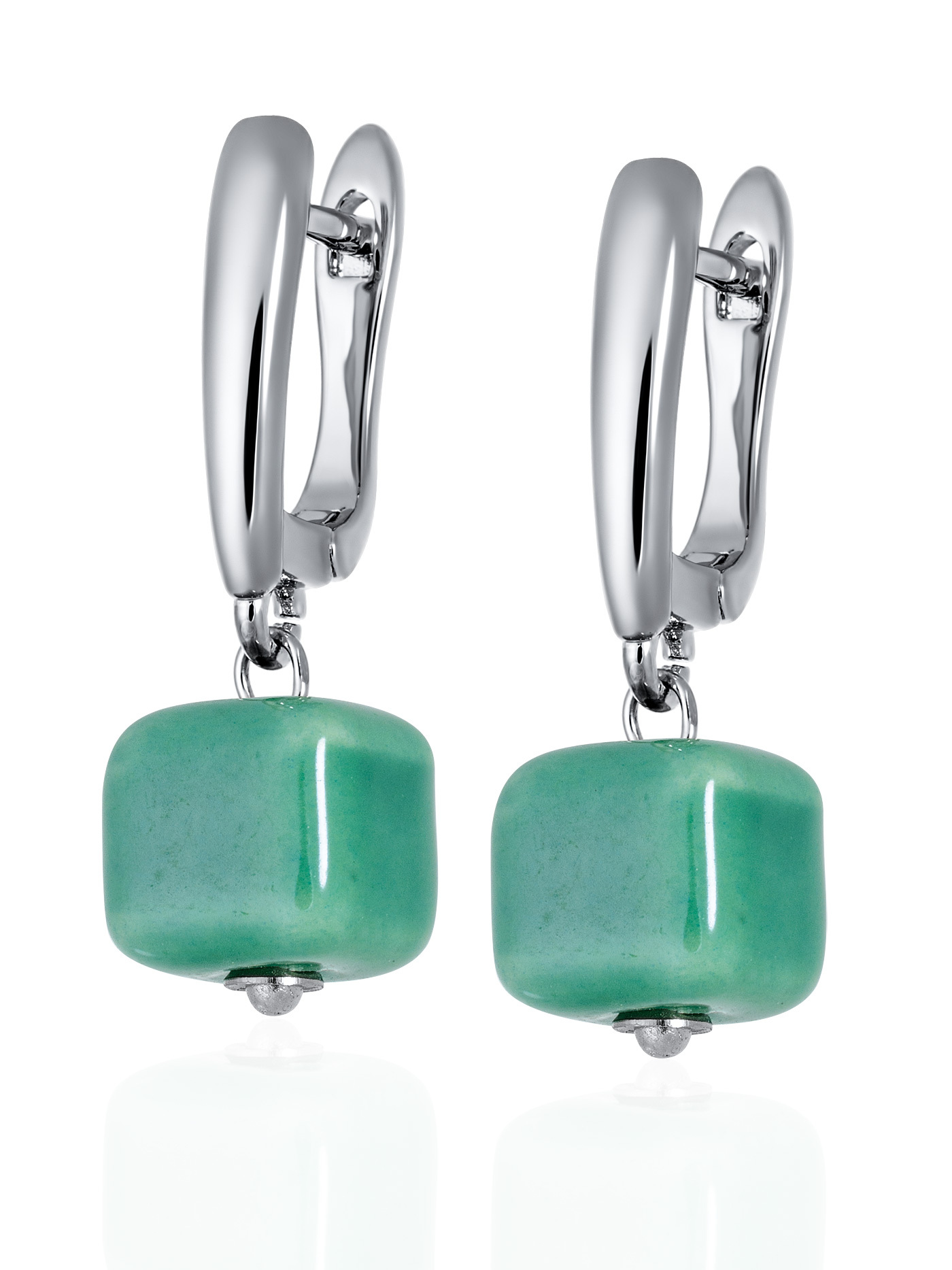 

Серьги подвески из бижутерного сплава L'attrice 546231676, керамика, 546231676