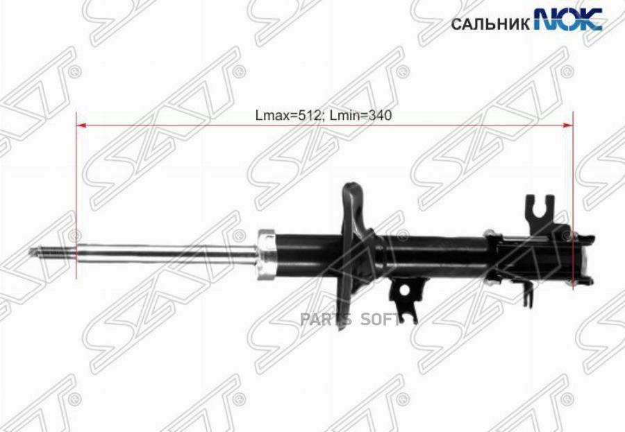 

Стойка Передняя Chevrolet/Daewoo Aveo/Kalos 03- Rh (правый) Sat арт. ST-96653232