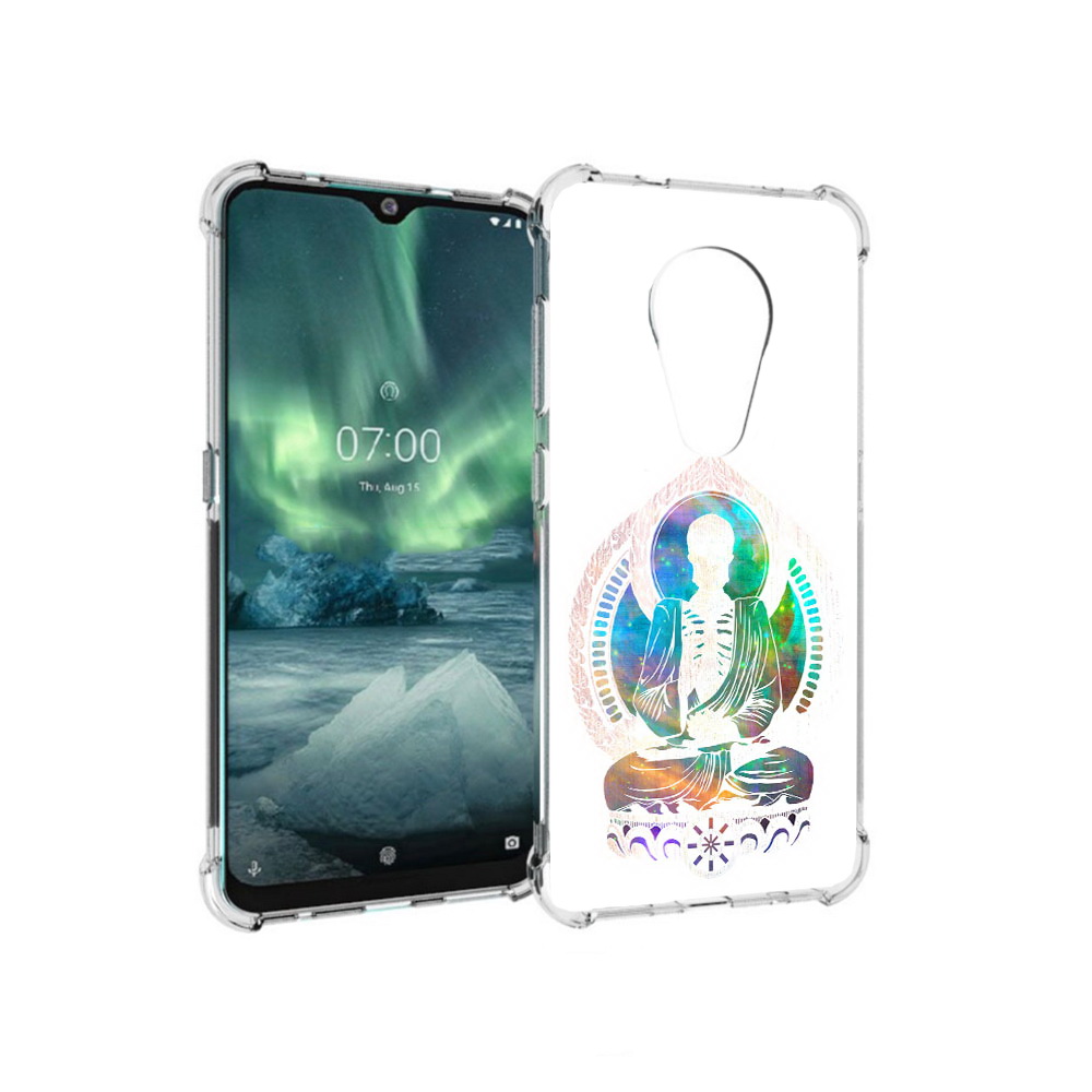 

Чехол MyPads Tocco для Nokia 7.2 умный скелет (PT139171.105.653), Прозрачный, Tocco