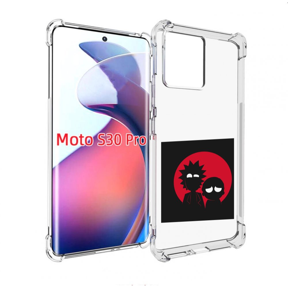 

Чехол MyPads рик и морти в тени для Motorola Moto S30 Pro, Прозрачный, Tocco