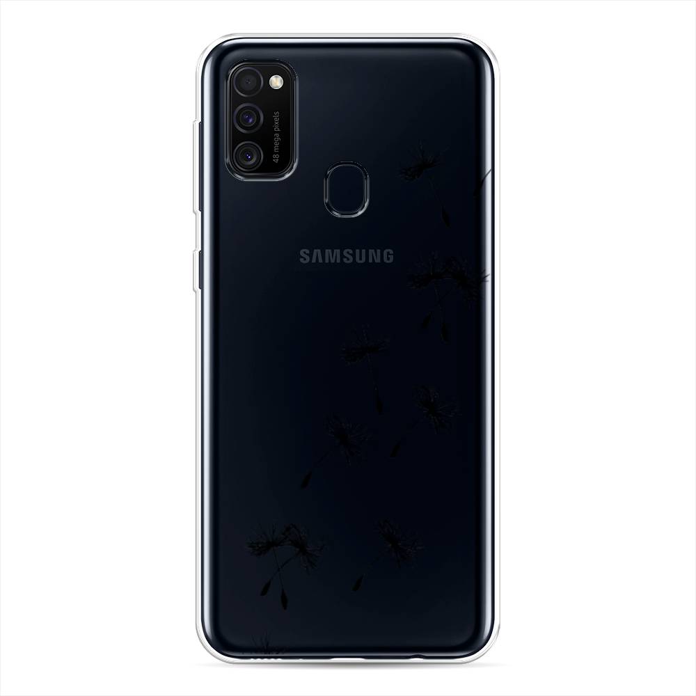 фото Силиконовый чехол "летящие одуванчики" на samsung galaxy m30s awog