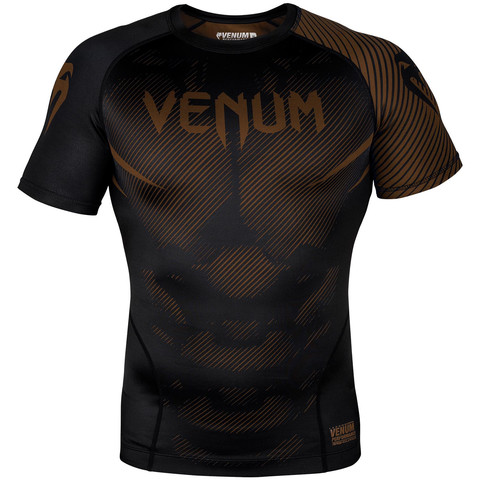 

Рашгард Venum NoGi 2.0 Black/Brown S/S