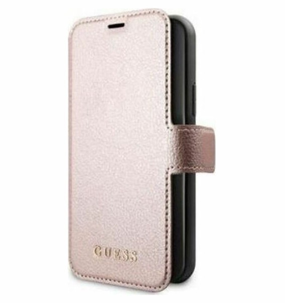 фото Чехол cg mobile guess iridescent booktype iphone 12 mini розовый