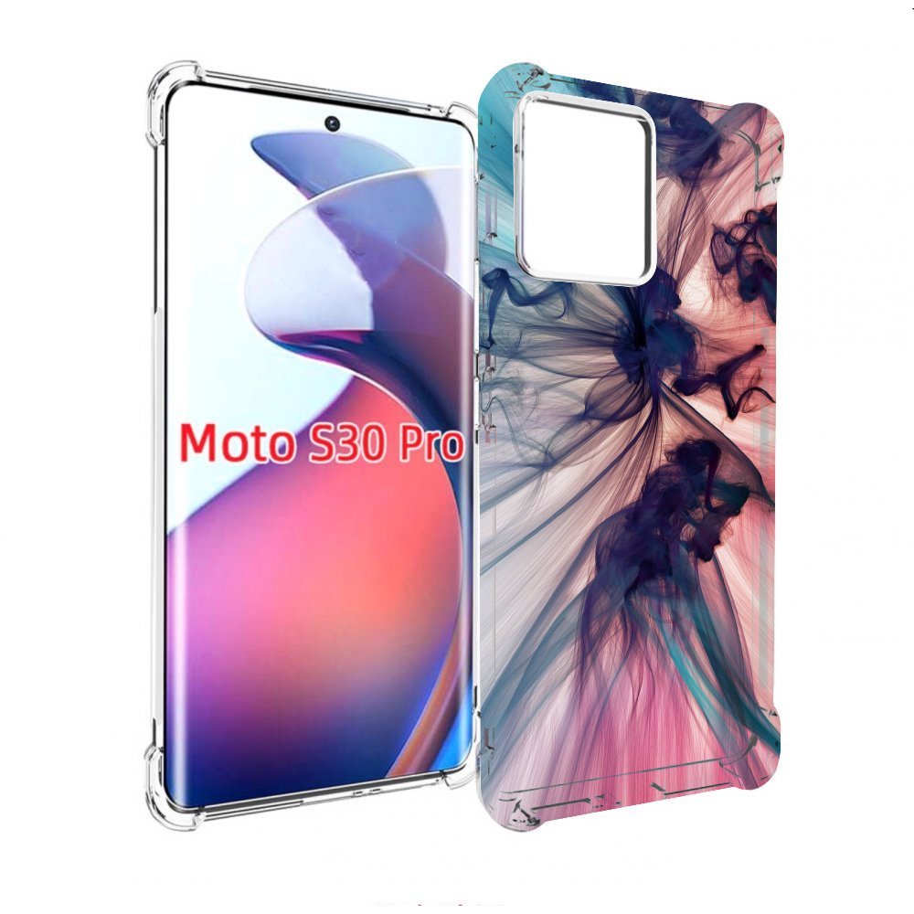 

Чехол MyPads разноцветный дым для Motorola Moto S30 Pro, Прозрачный, Tocco