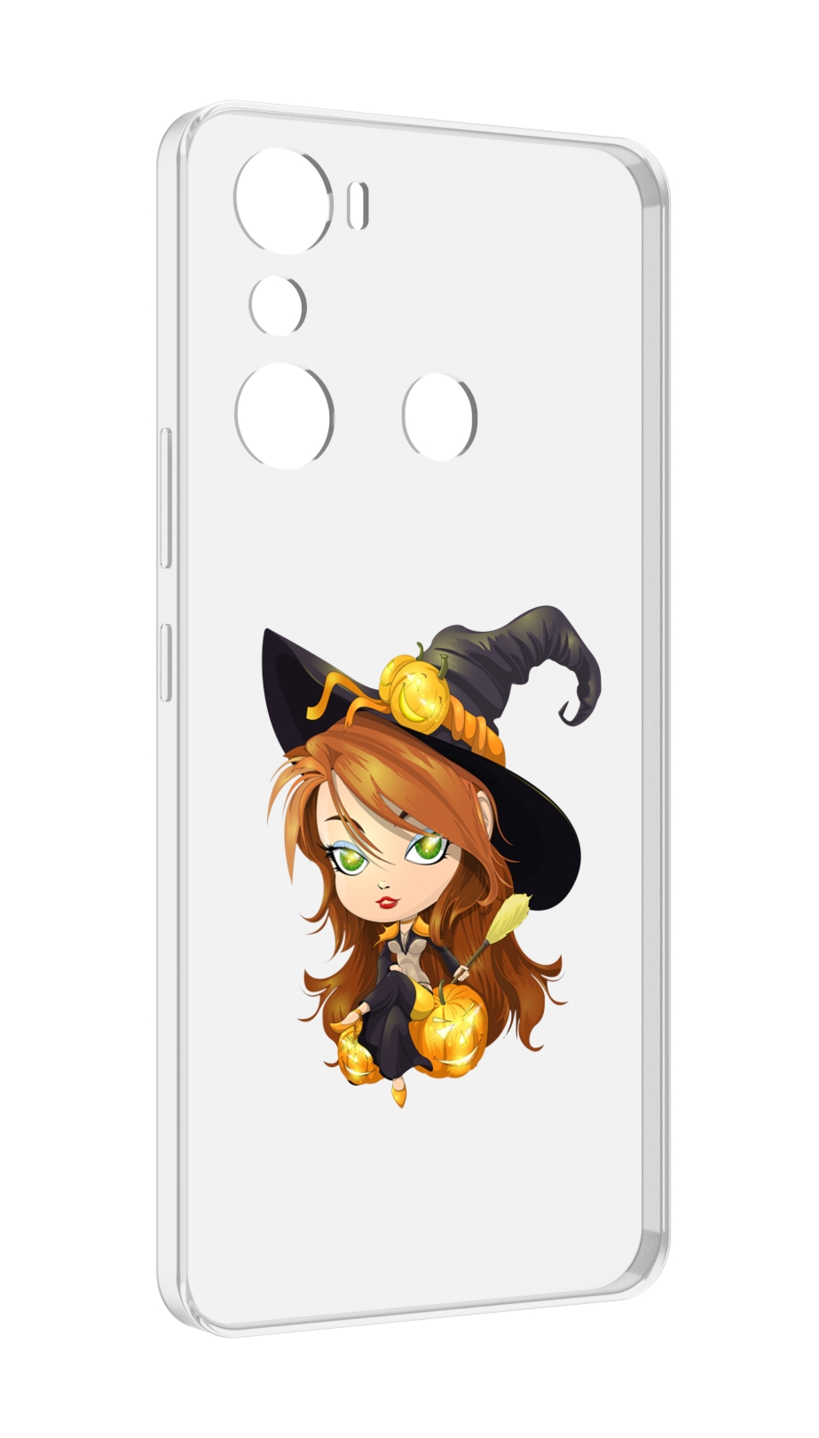 

Чехол MyPads Ведьмочка для Infinix Hot 20i, Прозрачный, Tocco