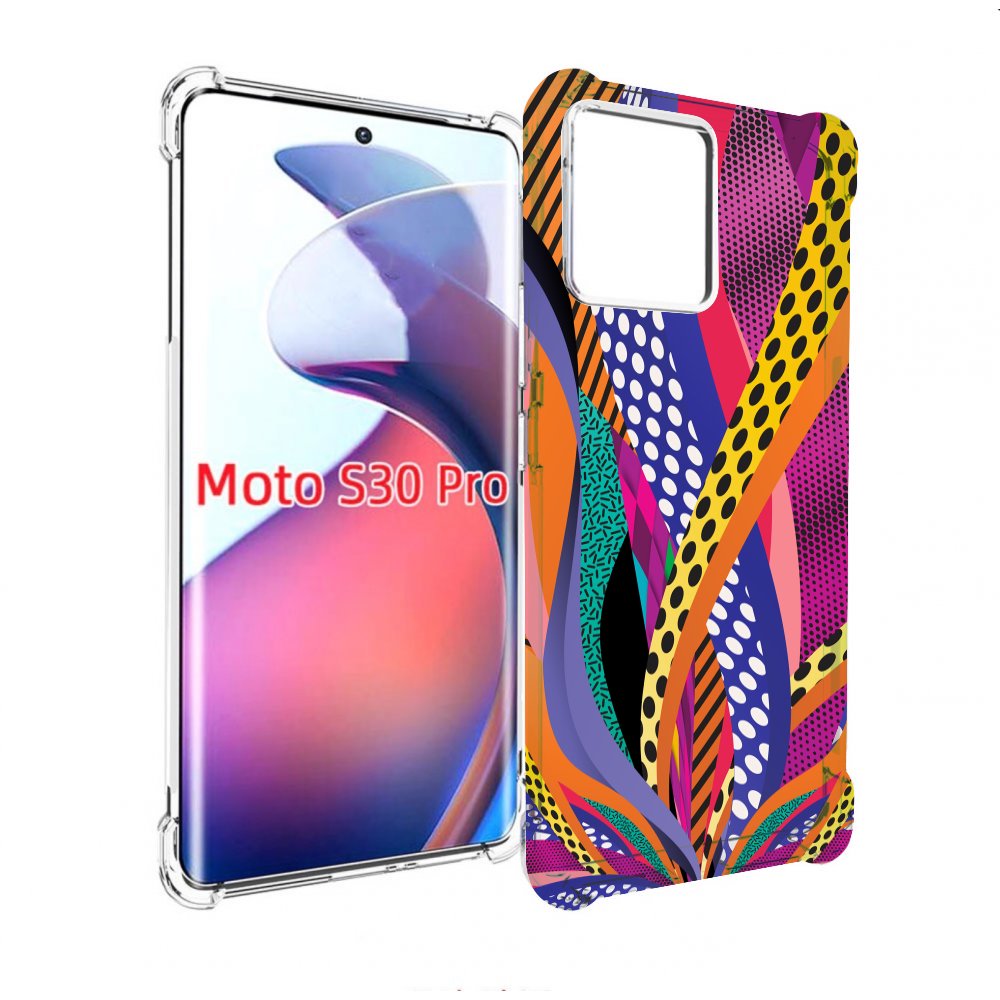 

Чехол MyPads разноцветные щупальца для Motorola Moto S30 Pro, Прозрачный, Tocco