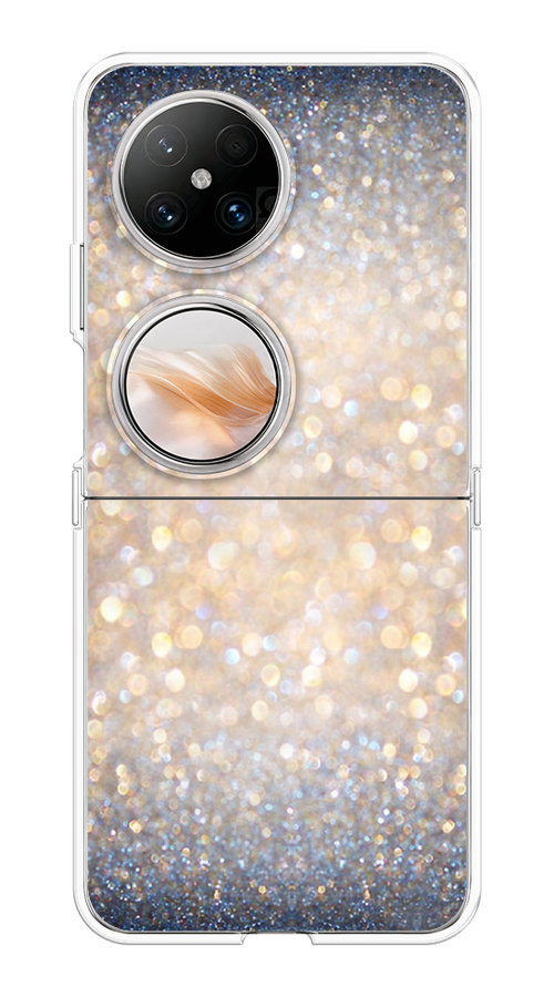 

Чехол на Huawei Pocket 2 "Мерцание рисунок", Желтый;серый, 6123850-1