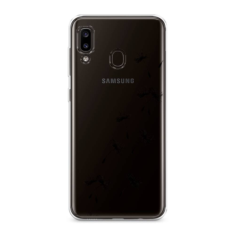 фото Силиконовый чехол "летящие одуванчики" на samsung galaxy a30 awog