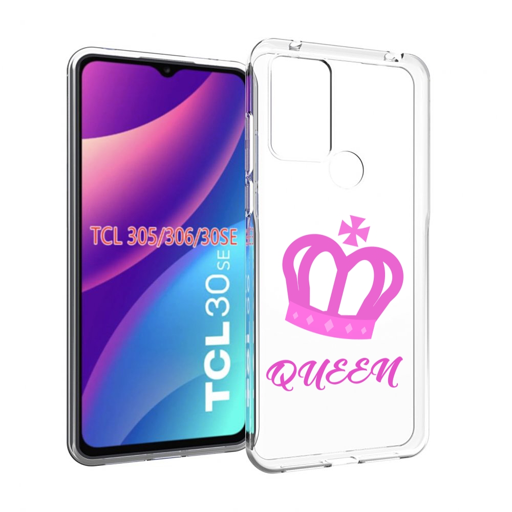 

Чехол MyPads корона-королевы-розовый для TCL 30SE/305/306/30E, Tocco