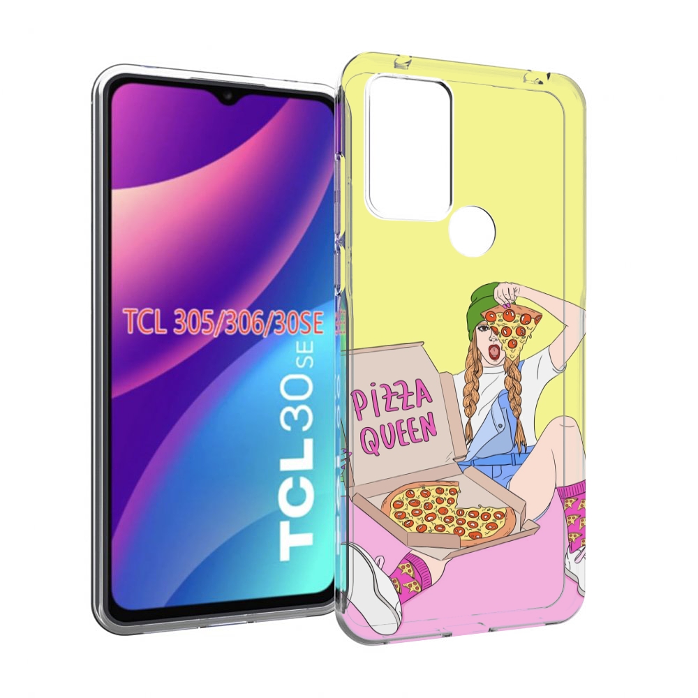 

Чехол MyPads королева-пиццы женский для TCL 30SE/305/306/30E, Tocco