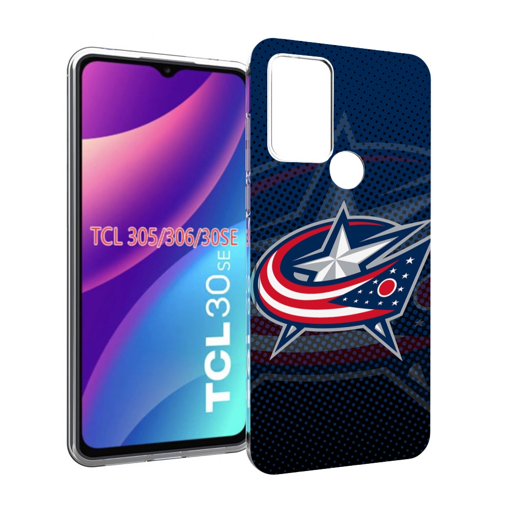 

Чехол MyPads коламбус блю джекетс для TCL 30SE/305/306/30E, Tocco