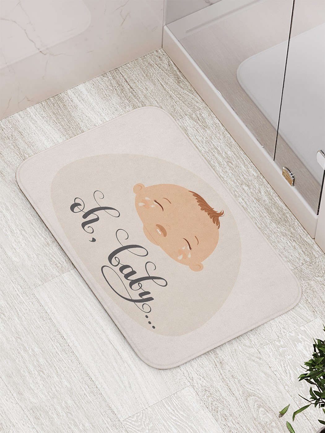 

Коврик противоскользящий для ванной, сауны, бассейна, 77х52 см bath_69432 JoyArty