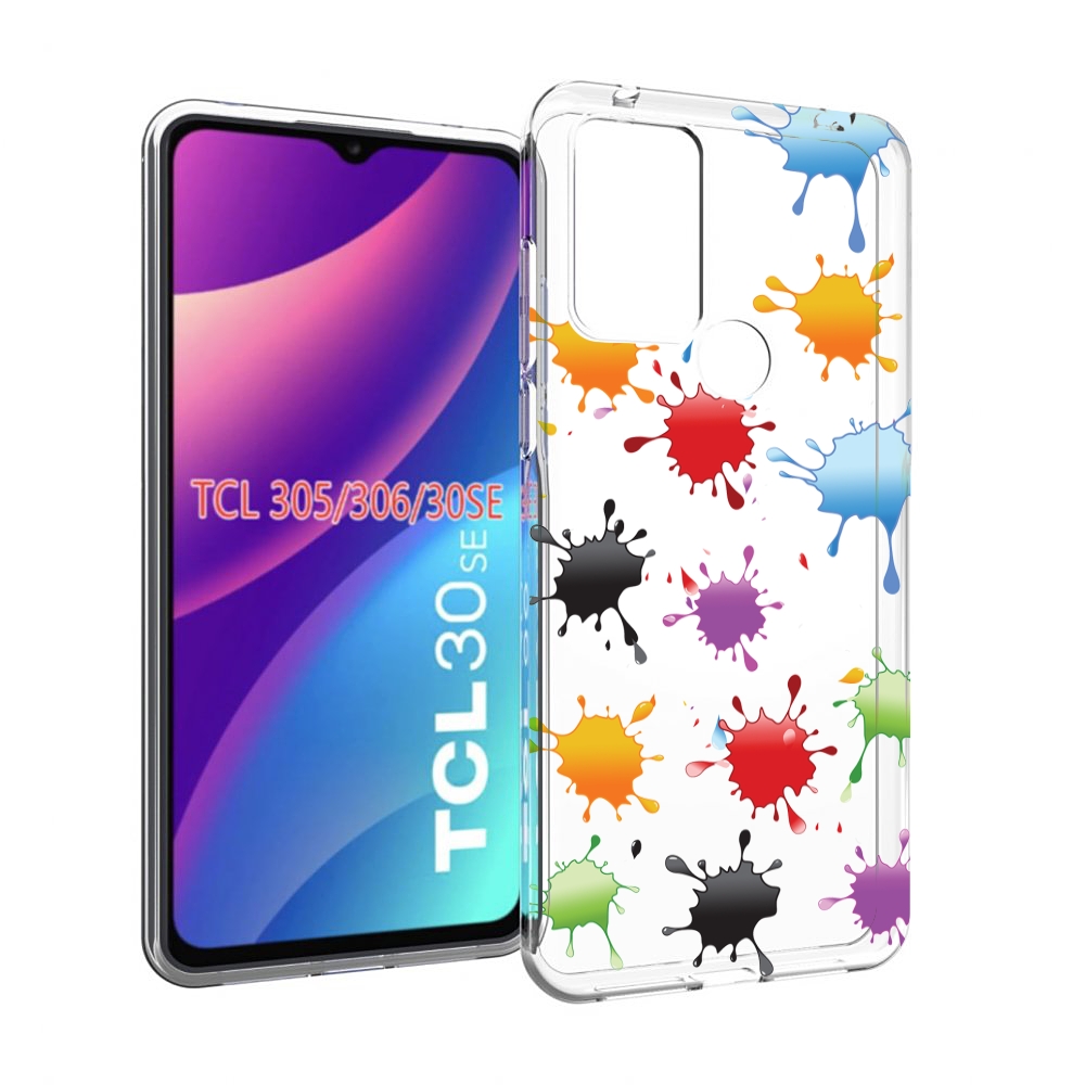 

Чехол MyPads кляксы для TCL 30SE/305/306/30E, Tocco