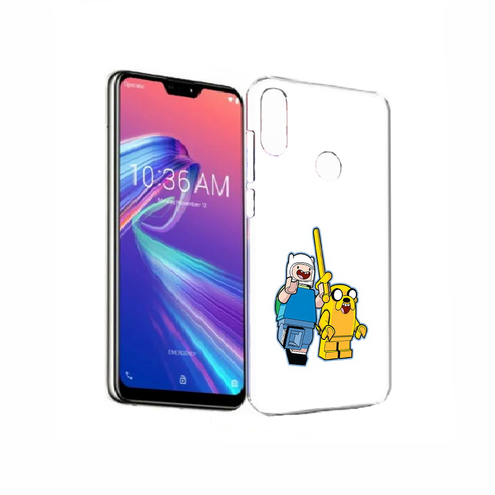 

Чехол MyPads Tocco для Asus ZenFone Max Pro (M2) (ZB631KL) время приключений лего, Прозрачный, Tocco
